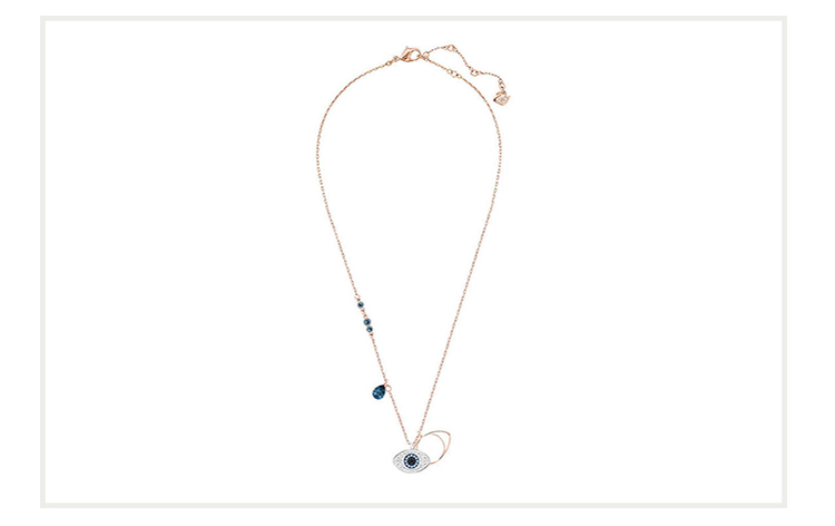 Swarovski/施华洛世奇 Duo Evil Eye 恶魔之眼锁骨项链 5172560 161202