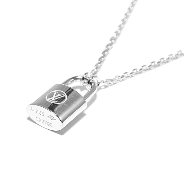 Louis Vuitton(路易威登) Lockit 银质项链