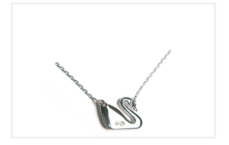 Swarovski/施华洛世奇女士SWAN银色天鹅合金/仿水晶项链5007735