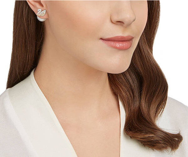 Swarovski/施华洛世奇 渐变天鹅耳环 5215037