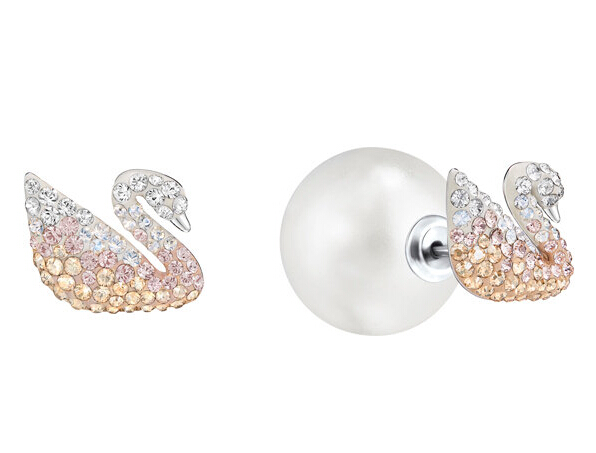 Swarovski/施华洛世奇 渐变天鹅耳环 5215037