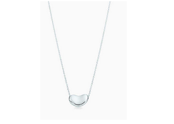 Tiffany & Co./蒂芙尼 bow系列女士S925银蚕豆项链 9mmTX-006