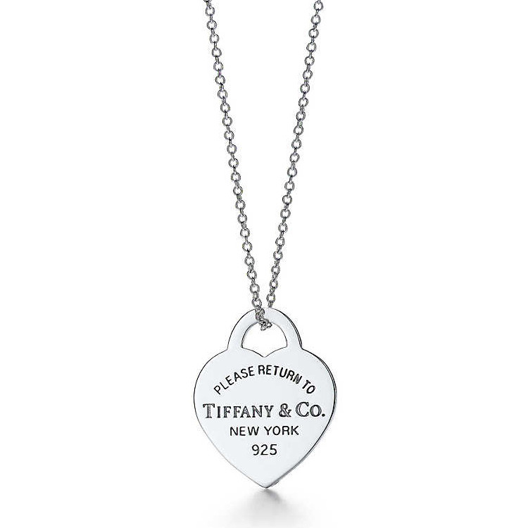 Tiffany & Co./蒂芙尼 Return to Tiffany™系列女式S925银心形项链 16英寸19611566