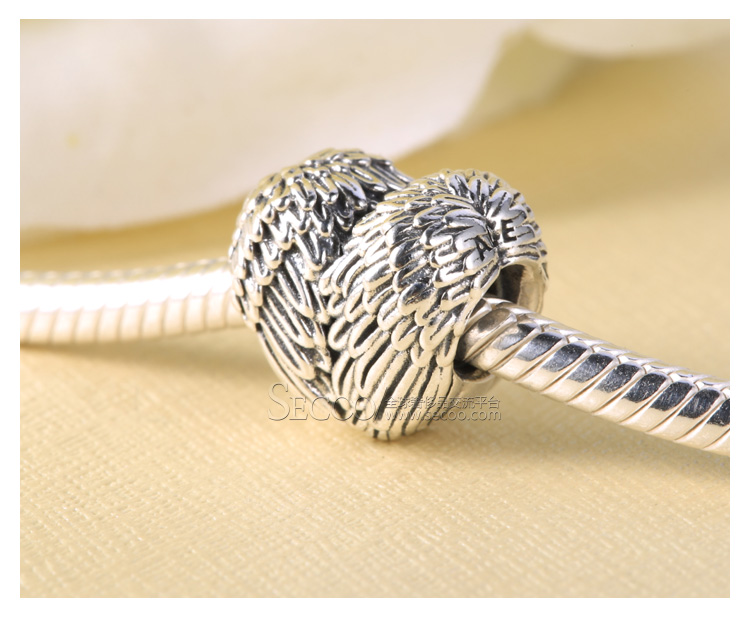 PANDORA/潘多拉 925银 天使的羽毛珠子 791751