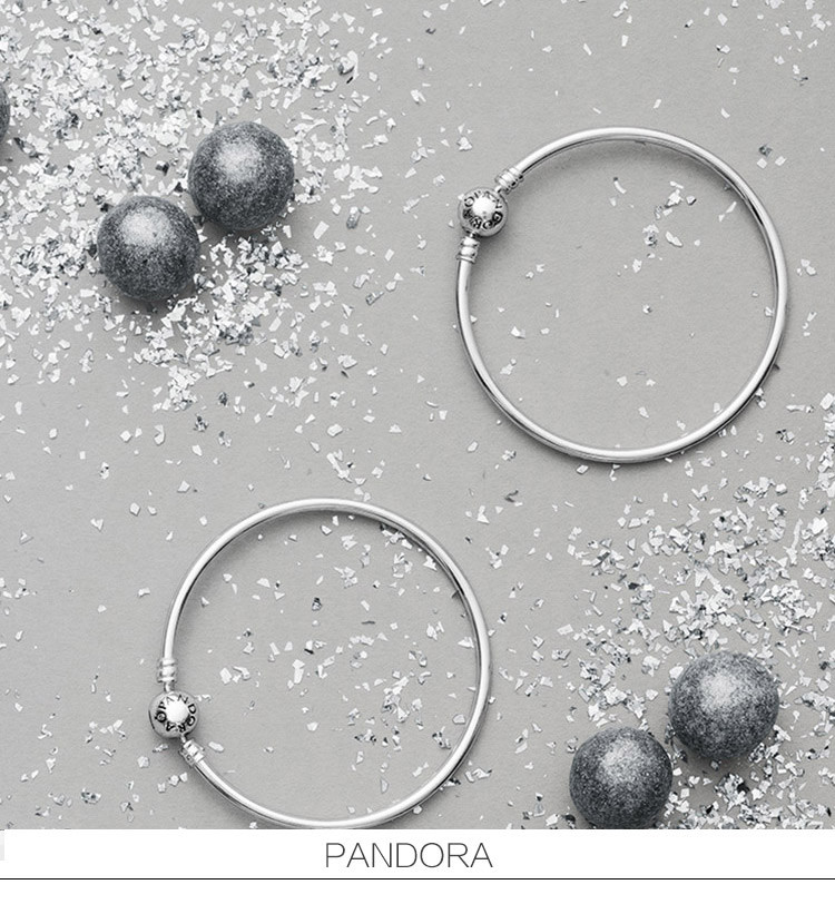 PANDORA/潘多拉 925银基础链手镯590713-17