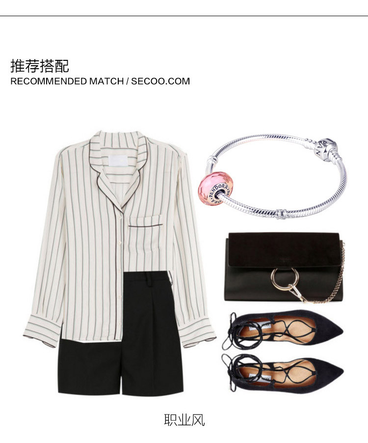 PANDORA/潘多拉 粉色切面琉璃珠791068