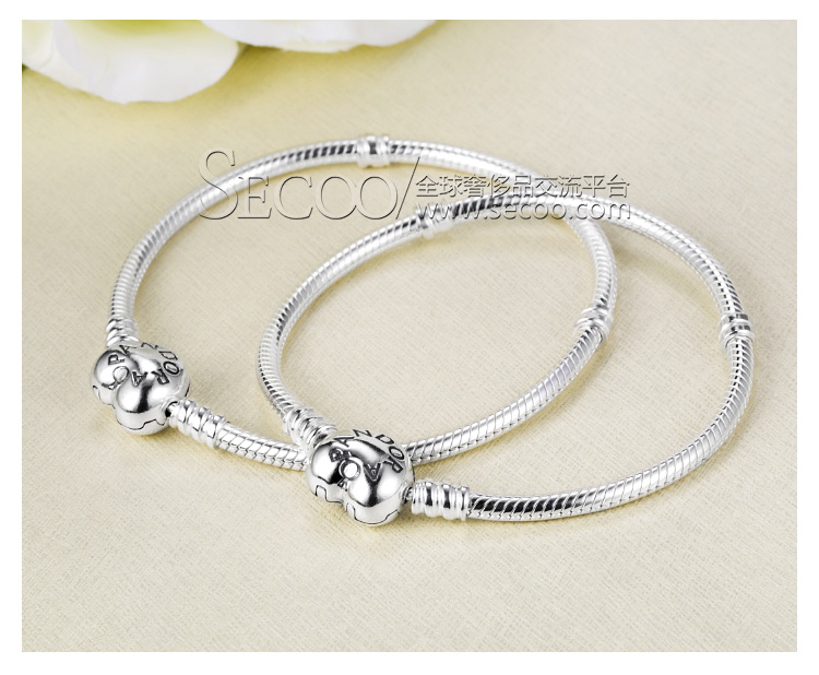 PANDORA/潘多拉 925银基础蛇骨手链590719-17