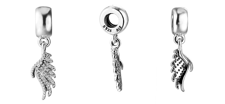 PANDORA/潘多拉 闪亮锆石天使之翼吊坠791750CZ