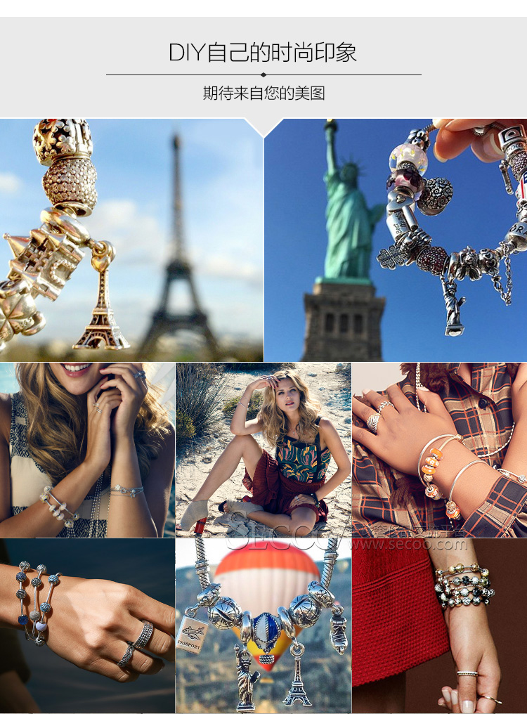 PANDORA/潘多拉 闪亮锆石天使之翼吊坠791750CZ