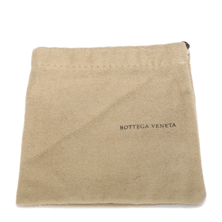 Bottega Veneta(葆蝶家) #深棕色手工编织皮质手链 S#