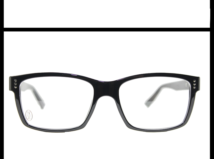 CARTIER/卡地亚经典管弦乐系列时尚男女款光学镜架亚洲版眼镜