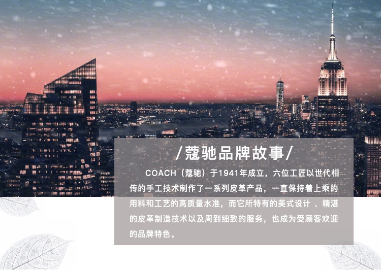 COACH/蔻驰 牛皮 男士均码针扣皮带腰带配饰 55158