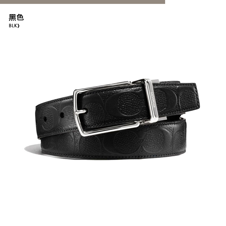 COACH/蔻驰 牛皮 男士均码针扣皮带腰带配饰 55158