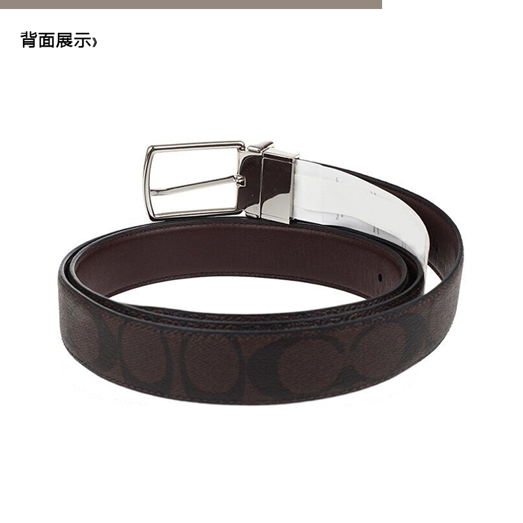 COACH/蔻驰 PVC 男士均码针扣皮带腰带配饰 64825
