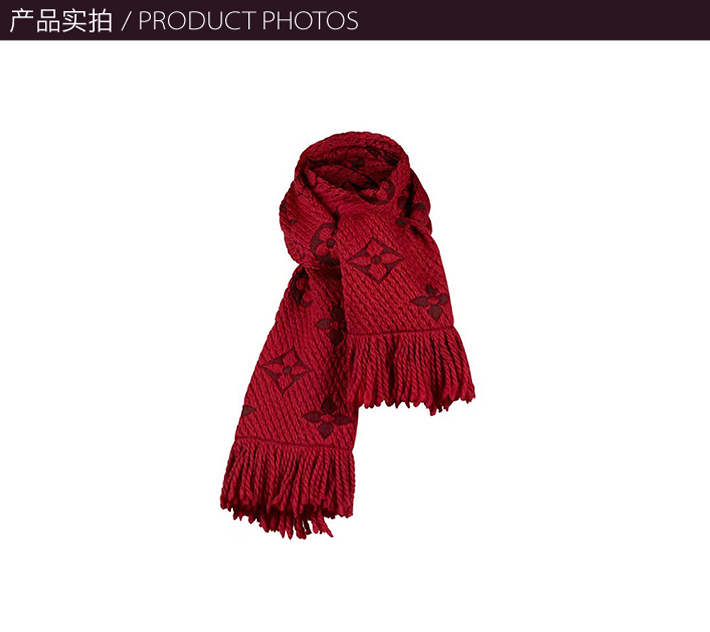 Louis Vuitton 路易·威登 女士Monogram长流苏围巾