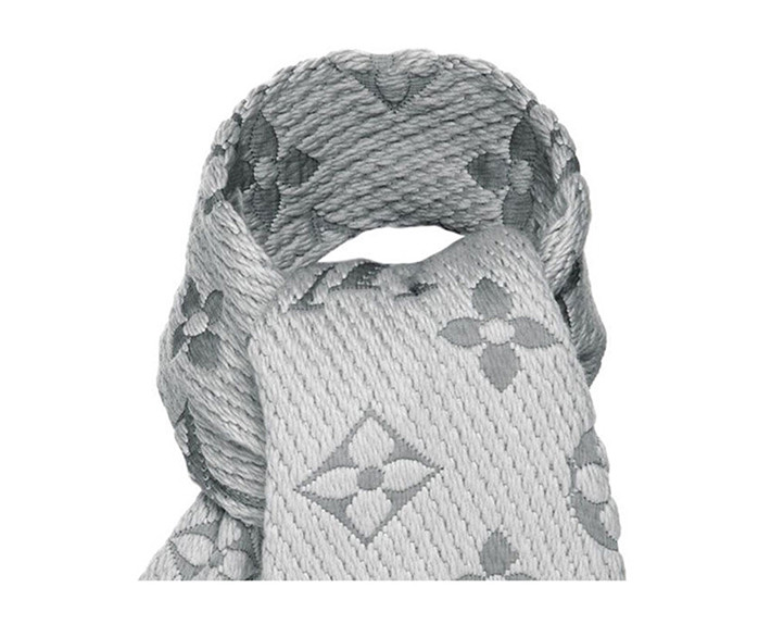 Louis Vuitton/路易威登 新款女士Monogram长流苏羊毛围巾M74742