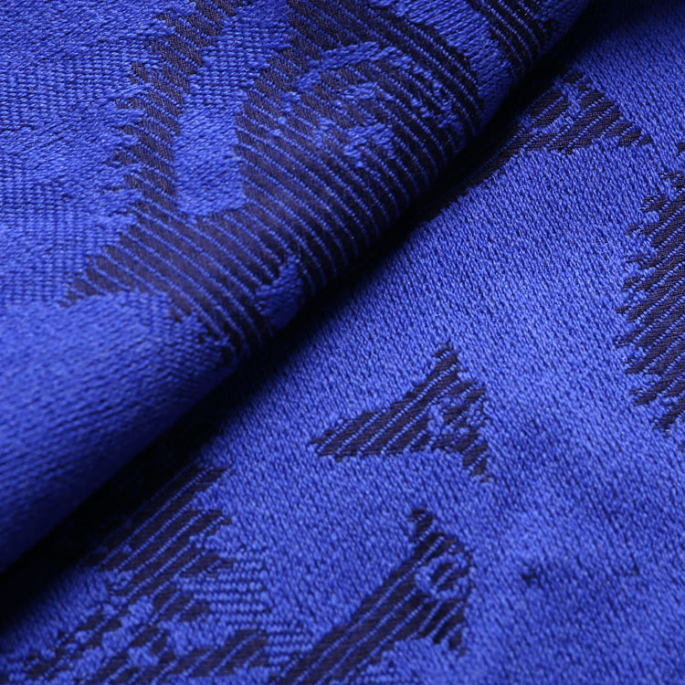 【可用券】VERRI/VERRI 男士蓝色双色个性织花围巾