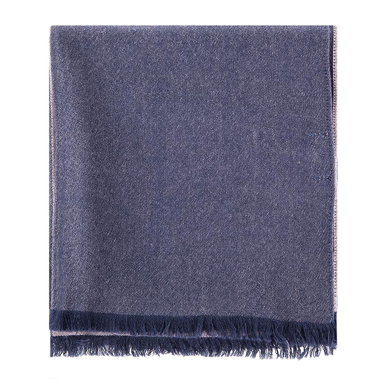 VERRI/VERRI 男士双面双色羊绒围巾