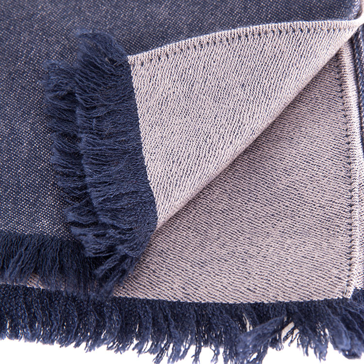 VERRI/VERRI 男士双面双色羊绒围巾