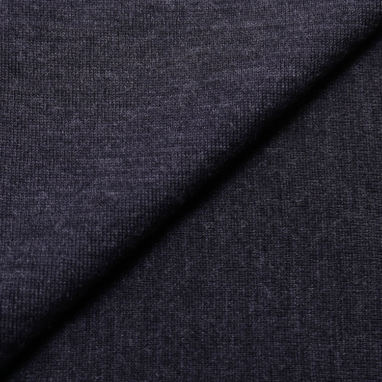 VERRI/VERRI 男士黑灰色提花纯羊毛围巾