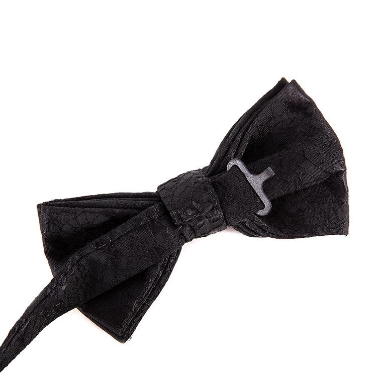 VERRI/VERRI 男士黑色时尚领结 尺寸:14.5×6.5cm