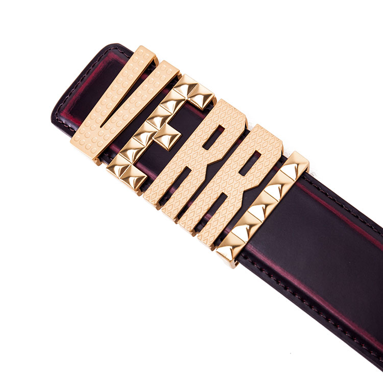 VERRI/VERRI 男士暗红色腰带