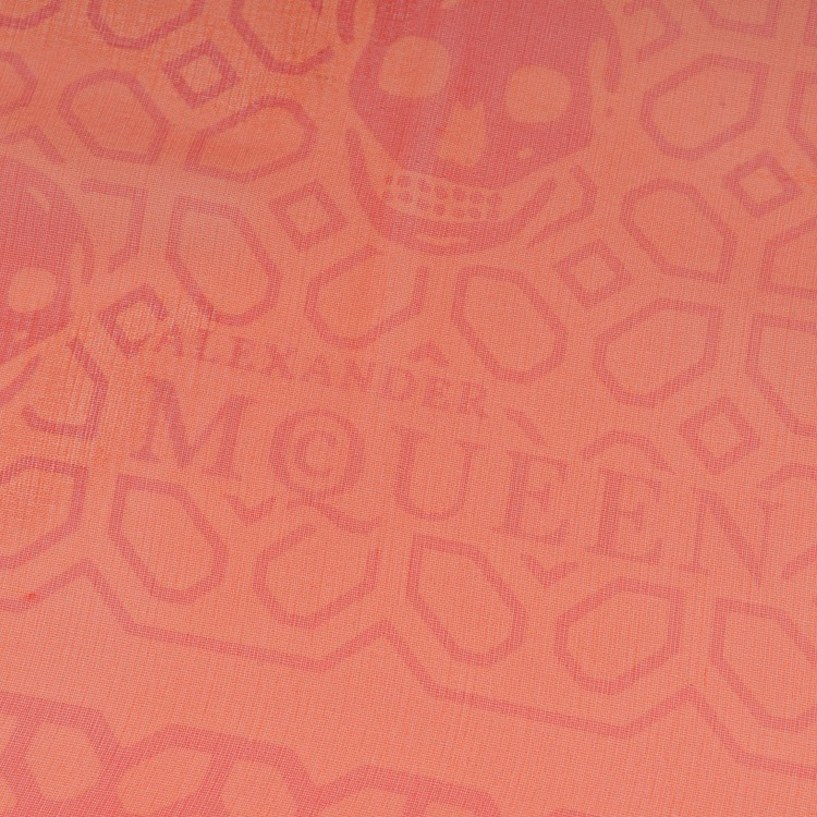 【Designer Acc】Alexander McQueen/亚历山大麦昆 女士红色围巾 ML