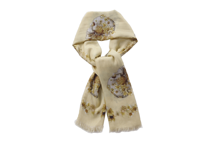 Alexander McQueen/亚历山大麦昆 时尚骷髅头围巾1161904379Q1430