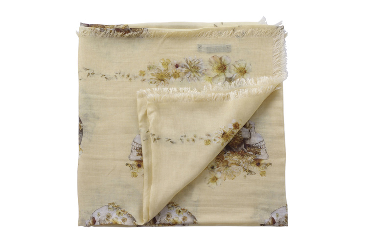 Alexander McQueen/亚历山大麦昆 时尚骷髅头围巾1161904379Q1430