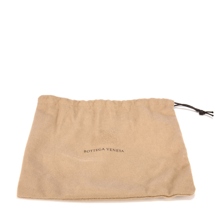 Bottega Veneta(葆蝶家) 深棕色皮质编织腰带100#