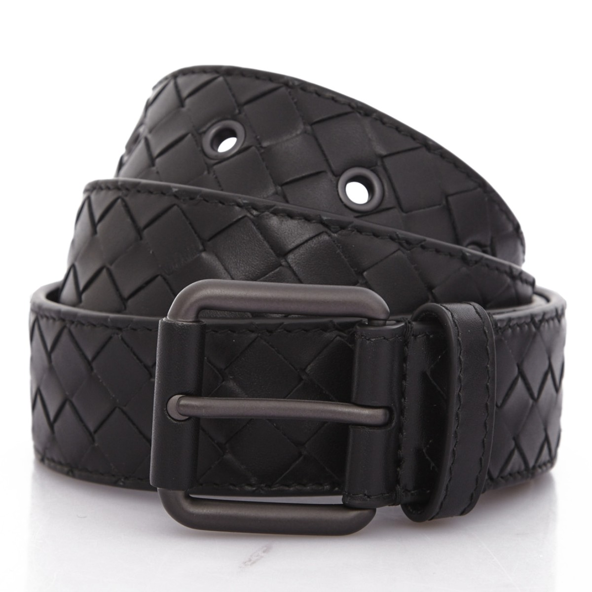 Bottega Veneta/葆蝶家 皮带	黑色牛皮男士皮带 407396 V4650	1000