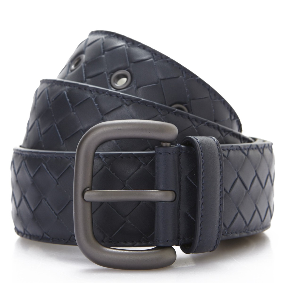 Bottega Veneta/葆蝶家 皮带	深蓝色牛皮男士皮带 173784 V4650	4013