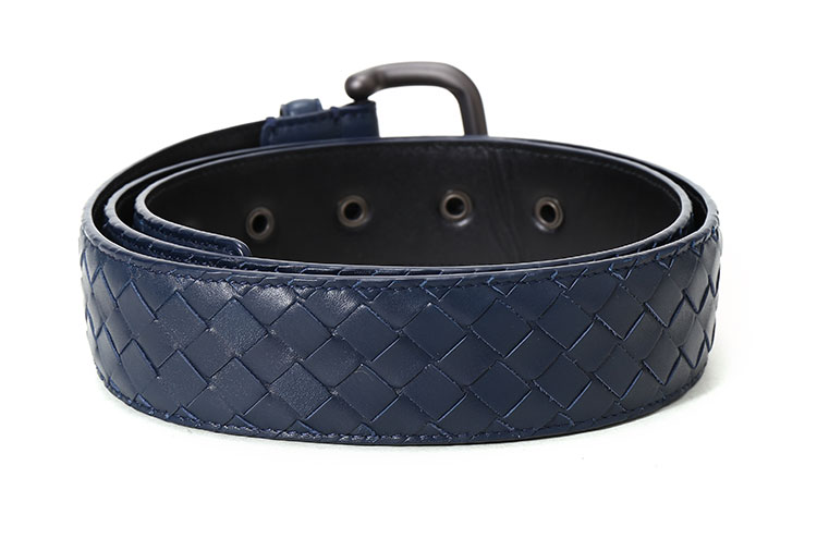 Bottega Veneta/葆蝶家小牛皮编织腰带