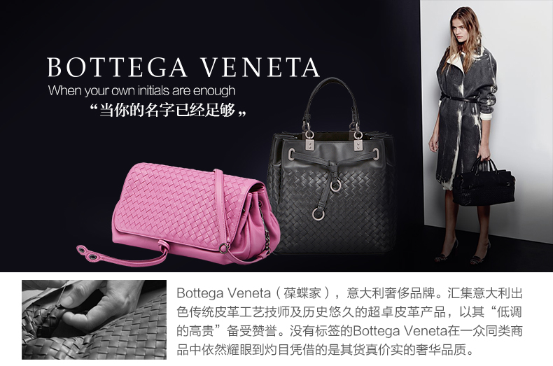 Bottega Veneta/葆蝶家 女士羊皮灰色腰带 369199 VAA0C 8522