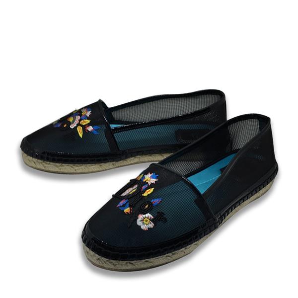 DIOR/迪奥 皮配网 网面透气 女士平跟鞋 黑色 37 黑色 37