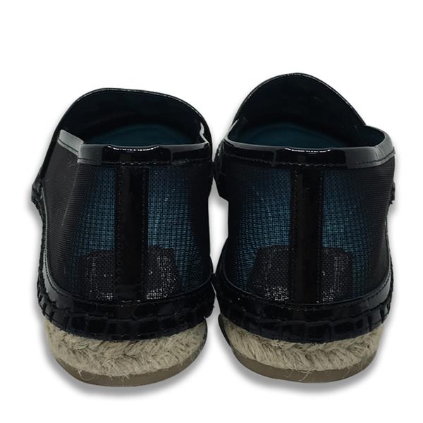 DIOR/迪奥 皮配网 网面透气 女士平跟鞋 黑色 37 黑色 37