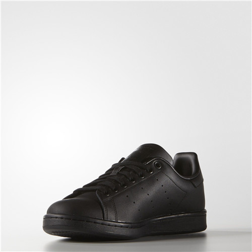adidas 黑色 STAN SMITH 皮革透气运动鞋 M20327