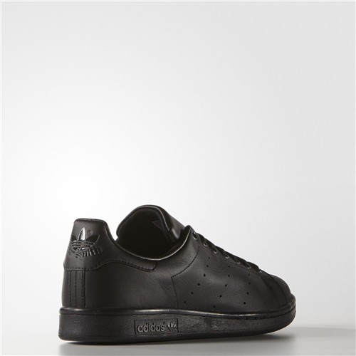 adidas 黑色 STAN SMITH 皮革透气运动鞋 M20327