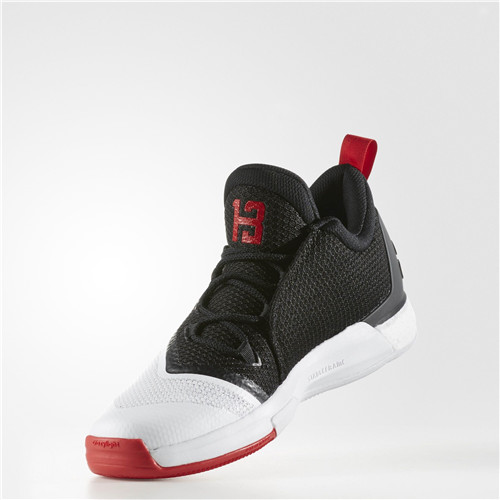 adidas(阿迪达斯) *白/黑CRAZYLIGHT BOOST 2.5低帮透气篮球鞋 44#