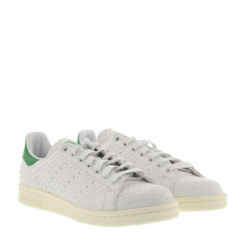 adidas/阿迪达斯 女士 真皮 logo点缀 拼接 鳞片纹理 运动鞋 BR
