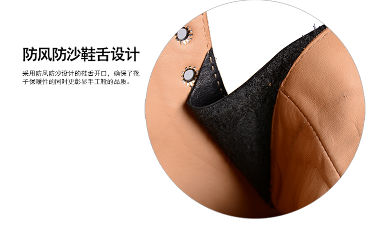 【可用券】LANDAX/LANDAX牛皮鳄鱼纹绒面男士靴子 黑色 44 黑色 44