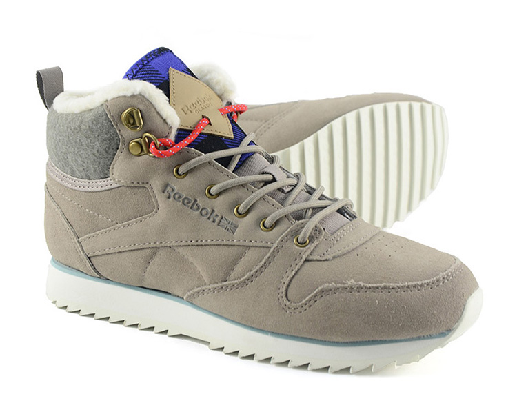 REEBOK/锐步 皮革拼接 CL LTHR MID OUTDOOR 女士运动鞋