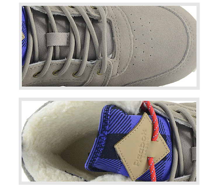 REEBOK/锐步 皮革拼接 CL LTHR MID OUTDOOR 女士运动鞋