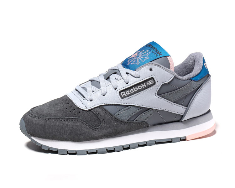 REEBOK/锐步 织物拼接 CL LTHR EB 女士运动鞋