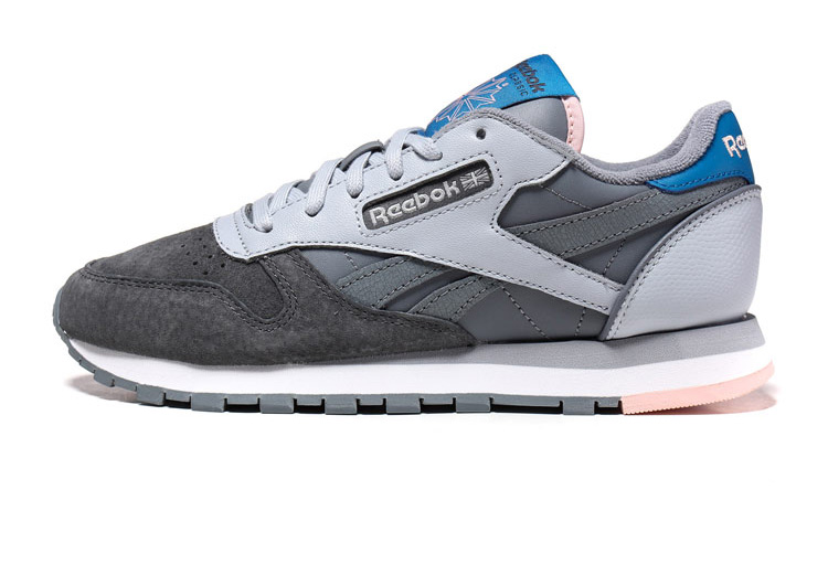 REEBOK/锐步 织物拼接 CL LTHR EB 女士运动鞋