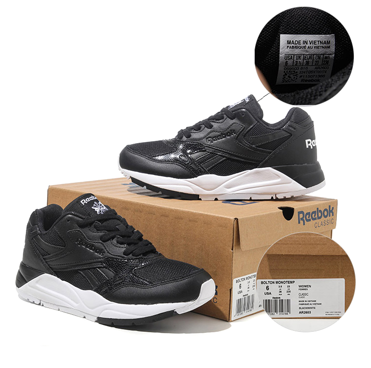 REEBOK/锐步 皮革拼接 BOLTON MONOTEMP 女士运动鞋