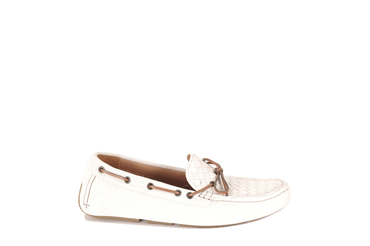 Bottega Veneta/葆蝶家 牛皮男士休闲鞋308160VFCA11909 白色 40