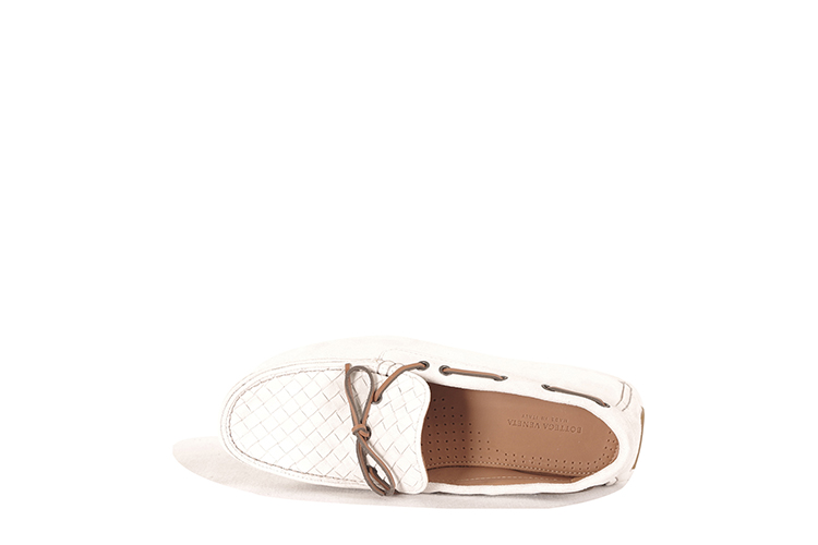 Bottega Veneta/葆蝶家 牛皮男士休闲鞋308160VFCA11909 白色 40