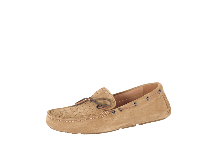 Bottega Veneta/葆蝶家 牛皮男士休闲鞋308160VFCA12640 黄色 39.5