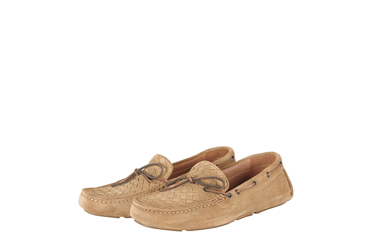 Bottega Veneta/葆蝶家 牛皮男士休闲鞋308160VFCA12640 黄色 39.5